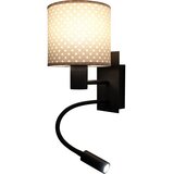 Brilagi LED fleksibilna lampa BOBO 1xE27/25W/230V + LED/3W crna/bež/tačkice | Eponuda.com