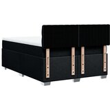  Krevet s oprugama i madracem crni 140x200 cm od tkanine | shoptok.hr