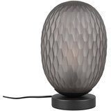  Mat črna namizna svetilka s steklenim senčilom (višina 28,5 cm) Facette – Cene