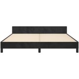  Okvir za krevet bez madraca crni 160x200 cm baršunasti | shoptok.hr