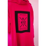 Kesi Oversize fuchsia cape with hood | shoptok.hr