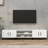 The Living Store TV omarica bela 180x31,5x40 cm inženirski les - TV Omarica, (21375898) Cene