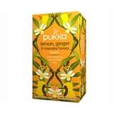 Pukka Čaj Limona, ingver in manuka med (20 čajnih vrečk) Cene