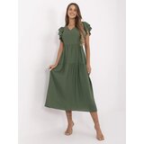 Italy Moda Dress-MI-SK-A2489.21-khaki | Shoptok.si
