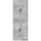  Set ormara 2 kom. Betonska siva Konstruirano drvo - Beton siva | shoptok.hr