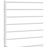  Metalni okvir kreveta uzglavlje i podnožje bijeli 200x200 cm | shoptok.hr