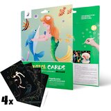  magične slike za grebanje za decu - Mermaid - 4 kom Cene