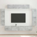 TV ormar 8 pcs Betonski sivi | shoptok.hr