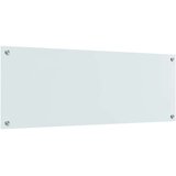  Kuhinjski zid 2 pcs Bijelo 110 x 40 cm Staklo otporno na udarce | shoptok.hr