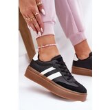 Boto EVENTO Women's Platform Sneakers Made of Eco Leather Black Elaraven | Shoptok.si