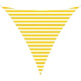 vidaXL Zunanje sončno senčno platno Rumena in Bela 3 x 3 x 3 m, (5000221800) | Shoptok.si