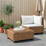  2 kom. Ratan Lounge Set s Jastučićima GENDT Prirodni ratan | shoptok.hr