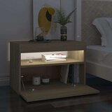  Noćni ormarić s LED svjetlima 2 kom boja hrasta 60 x 35 x 40 cm | shoptok.hr