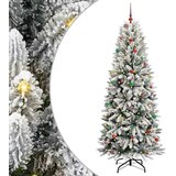 vidaXL Umjetno božićno drvce s stalakom Bijelo 93 x 93 x 240 cm | shoptok.hr