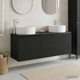  Set ormarića za kupaonicu 3 kom. Crna 49 5 x 44 5 x 65 5 cm - Crna | shoptok.hr
