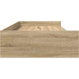 vidaXL s uzglavljem s ladicama sonoma hrast 100 x 200 cm konstruirano drvo | shoptok.hr