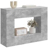  Konzolna stolica Prugasti Betonsko Siva 101 x 29 x 74 cm | shoptok.hr