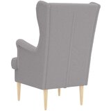  Fotelja Svjetlosiva Tkanina | shoptok.hr