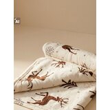 Sinsay Božićna deka s motivom sobova i jelki | shoptok.hr