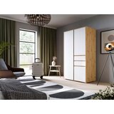 Livetastic OMARA S KLASIČNIMI VRATI, bela, hrast artisan | Shoptok.si