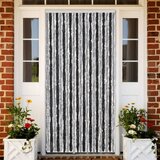  Zastor protiv muha sivo-crni 90 x 220 cm od šenila | shoptok.hr