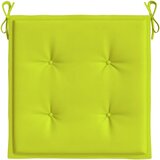  Jastuci za vrtne stolice 4 kom zeleni 50 x 50 x 4 cm od tkanine | Shoptok.si