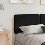  Tapecirani uzglavlje Smeđa i crna 150 cm Čvrsto borovo drvo | shoptok.hr