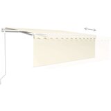  Automatska tenda s roletom i senzorom LED 4 x 3 m krem | shoptok.hr