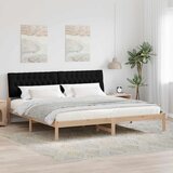  Krevetni okvir s tapiciranim uzglavljem Smeđa 200 x 200 cm | shoptok.hr