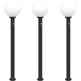  Stupić sa senzorom 3 kom 120 cm crne IP44 | shoptok.hr
