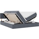  Krevet s od storage s madracem Tamno siva 90 x 200 cm - Tamno siva 180 x 200 cm Dizajn s jastučićima | shoptok.hr