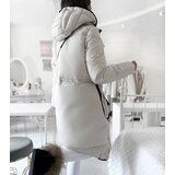 Gemre White Quilted Coat Averie | Shoptok.si