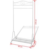  Stalak za odjeću bijeli metalni | shoptok.hr