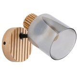  Brilagi - Zidna spot svetiljka HYGGE 1xE14/15W/230V drvo/zadimljeno | Eponuda.com