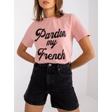 FANCY T-shirt-FA-TS-7677.91P-light pink | Shoptok.si