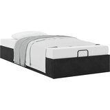  Otomanski okvir kreveta bez madraca crni 100x200 cm baršunasti | shoptok.hr