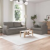  Set sofe 2 pcs Sivo-smeđa 162 x 80 x 85 cm tkanina | shoptok.hr