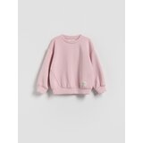 Reserved Jednostavna bluza od modala - pastelnoružičasto | shoptok.hr