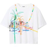 Desigual WOMEN'S SHORT SLEEVE T-SHIRT WHITE | shoptok.hr