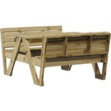 vidaXL piknik miza za otroke 88x122x58 cm impregnirana borovina, (21095720) Cene