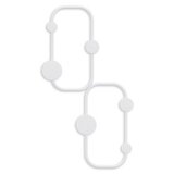 WALLXPERT metalna zidna kuka bela boja ladybug b | ePonuda.com