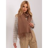 Wool Fashion Italia Scarf-AT-SZ-23185.62P-brown | Shoptok.si