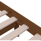  Okvir za krevet od masivnog drva smeđa boja meda 90 x 200 cm | Eponuda.com