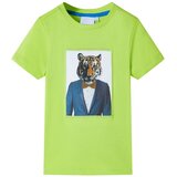  Dječja majica kratkih rukava boja limete 116 | shoptok.hr