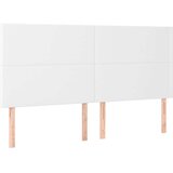  Za krevet s uzglavljem bijeli 160x200 cm od umjetne kože | shoptok.hr