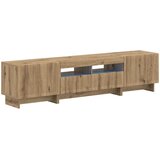  5-dijelni LED TV ormarić Hrast artisan Konstruirano drvo | shoptok.hr
