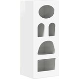 Strani šal Visok sijaj bela 40 x 35 x 100,5 cm Konstruiran les, (5000108019) | Shoptok.si