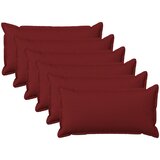  Presvlaka za jastuk 6 pcs HOUTEN Vinska crvena 40 x 80 cm | shoptok.hr