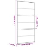 Klizna vrata zlatna 102,5x205 cm matirano staklo ESG i aluminij | shoptok.hr