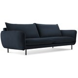 Cosmopolitan Design Temno modra žametna zofa 230 cm Vienna - Cosmopolitan Design Cene